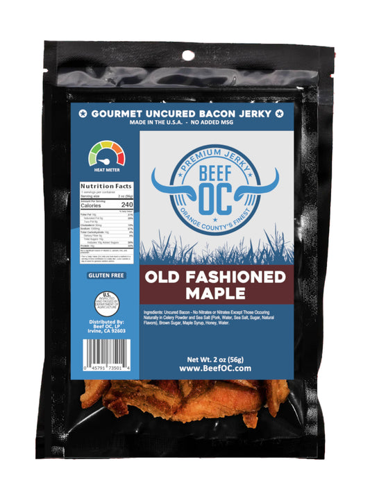 Old Fashioned Maple Bacon Jerky