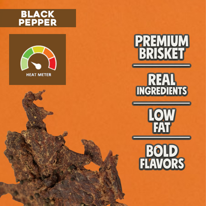 Beef OC | Black Pepper Brisket Beef Jerky