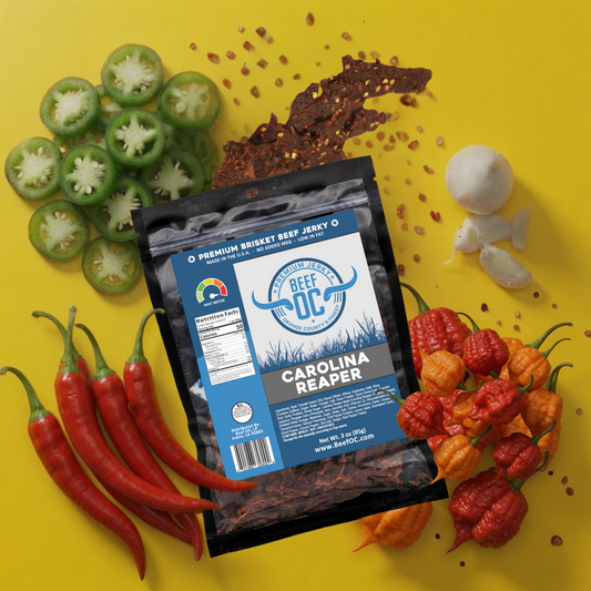 Beef OC | Carolina Reaper Brisket Beef Jerky