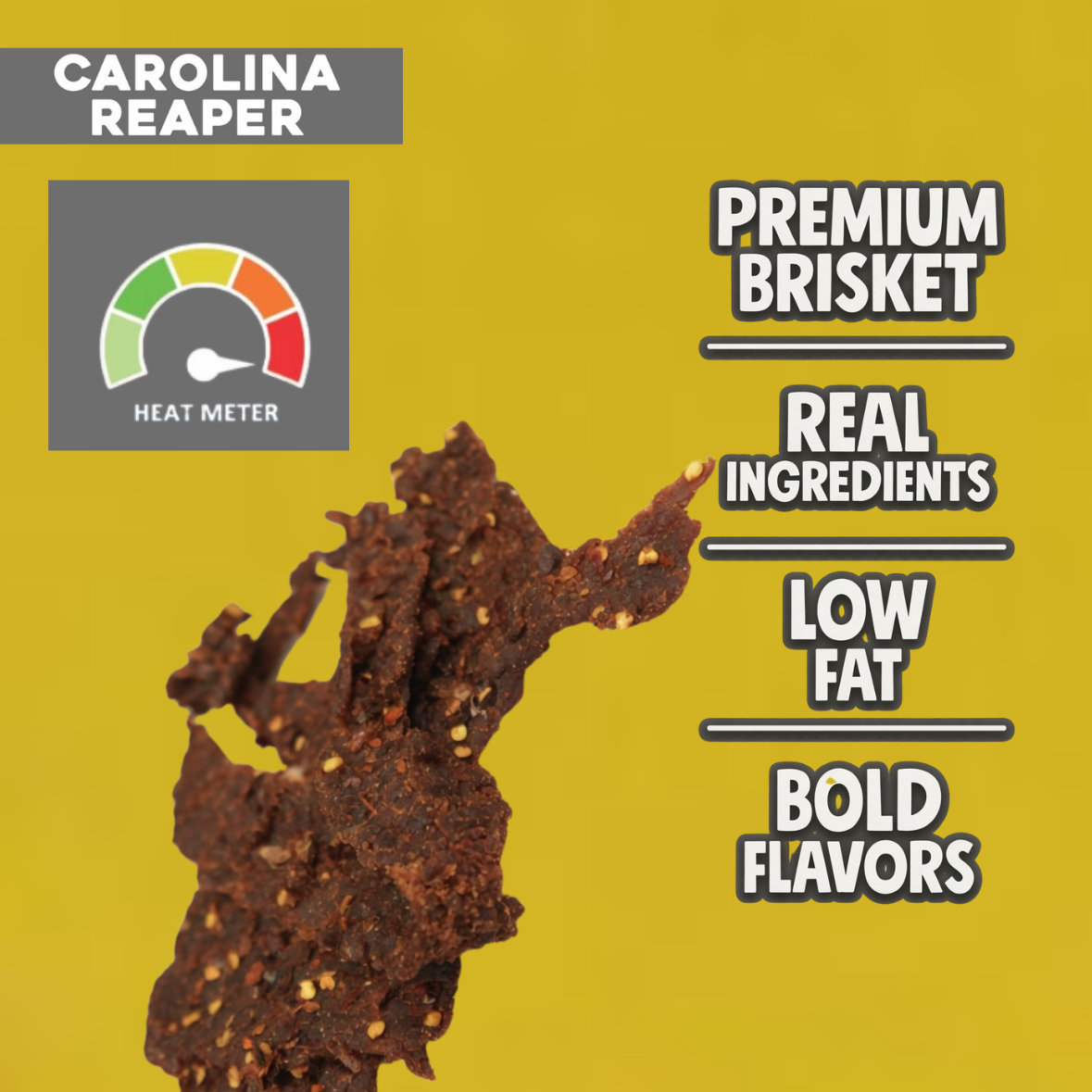 Beef OC | Carolina Reaper Brisket Beef Jerky