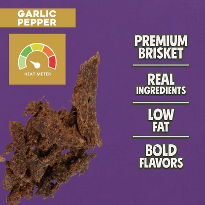 Beef OC | Garlic Pepper Brisket Beef Jerky