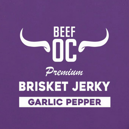Beef OC | Garlic Pepper Brisket Beef Jerky
