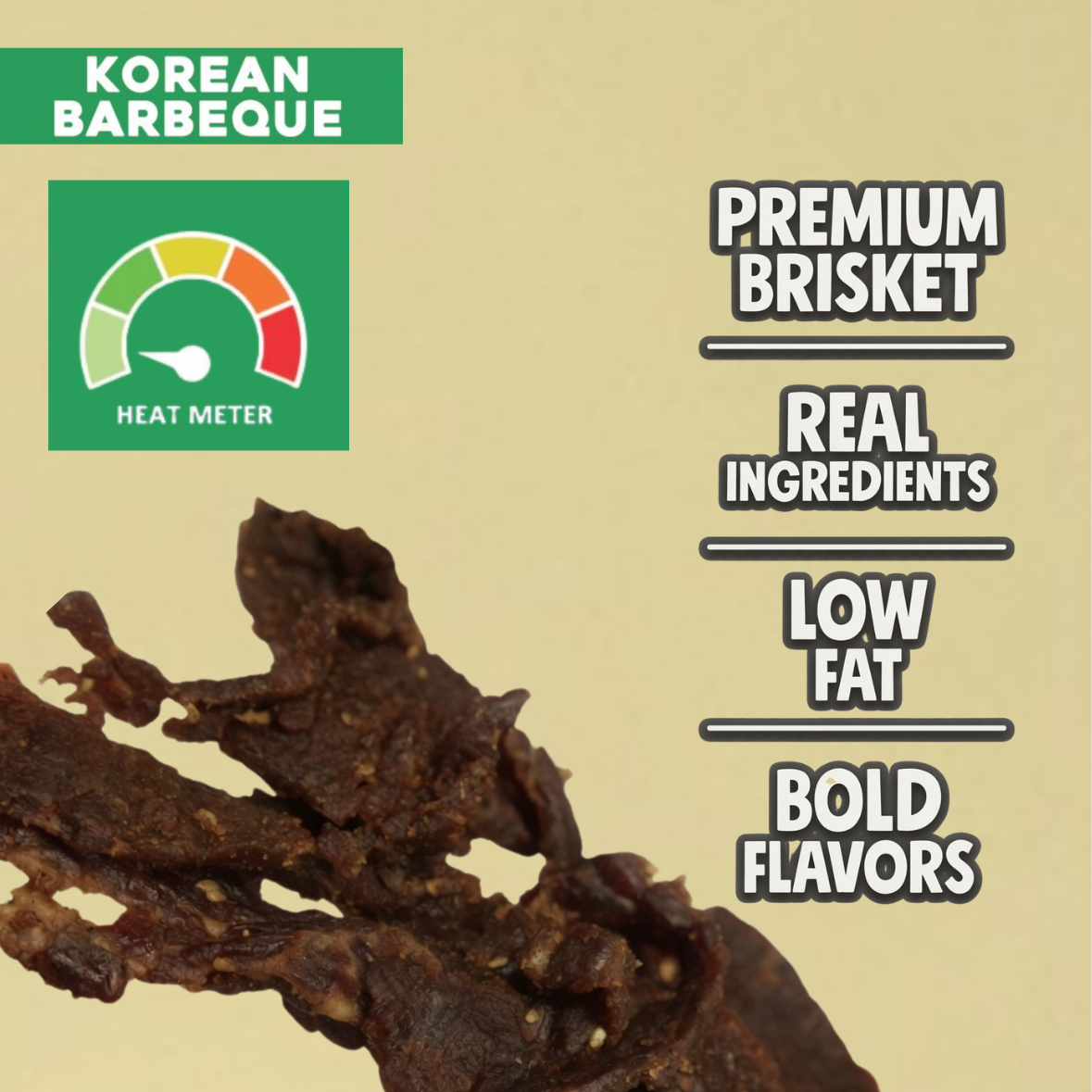 Beef OC | Korean Barbeque Brisket Beef Jerky