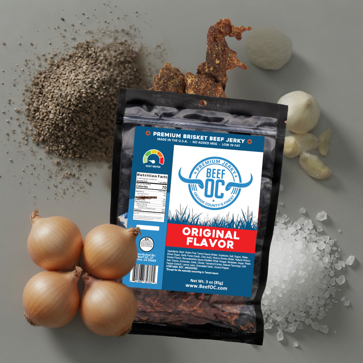 Beef OC | Original Flavor Brisket Beef Jerky