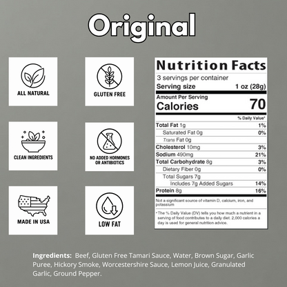 Beef OC | Original Flavor Brisket Beef Jerky