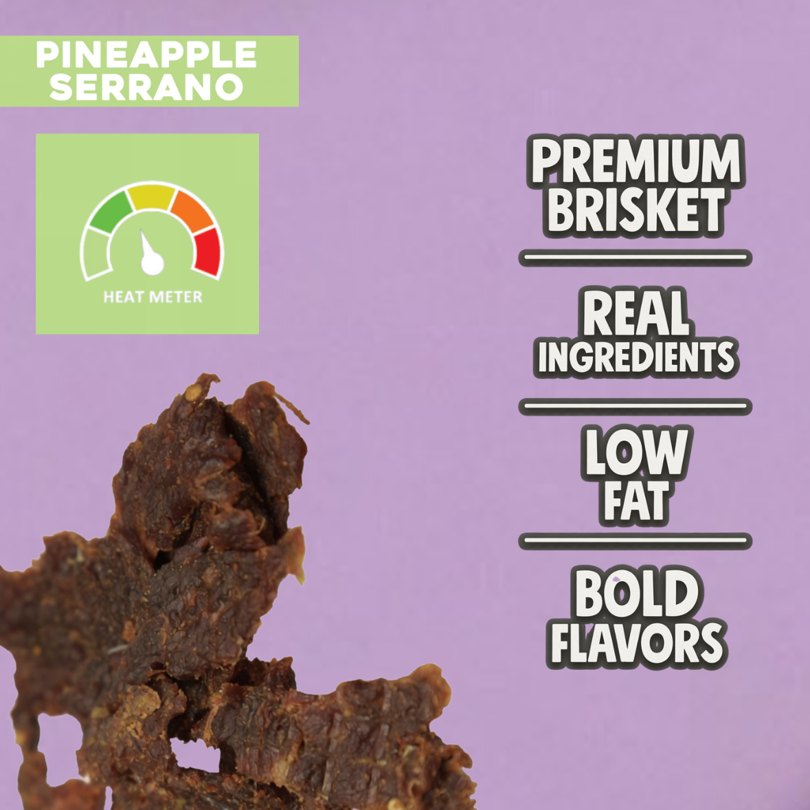 Beef OC | Pineapple Serrano Brisket Beef Jerky