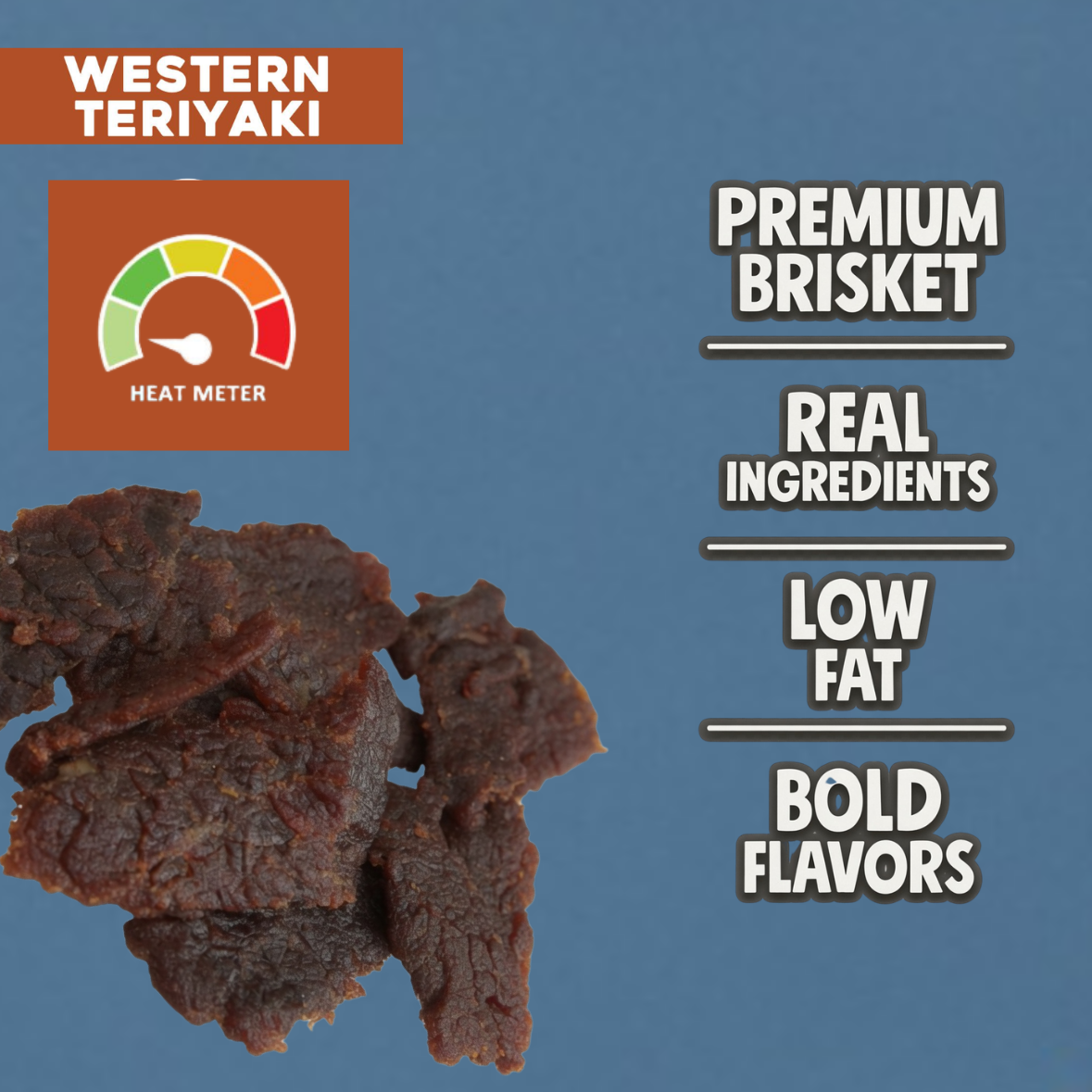 Beef OC | Western Teriyaki Brisket Beef Jerky