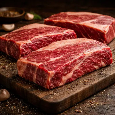 Premium beef brisket used to make beef jerky