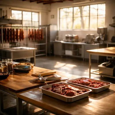 Small-batch beef production facility in Southern California